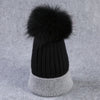 Winter wool knitted hat