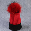 Winter wool knitted hat