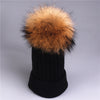 Winter wool knitted hat