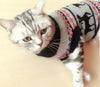 Warm Knitwear Christmas Cat Sweater