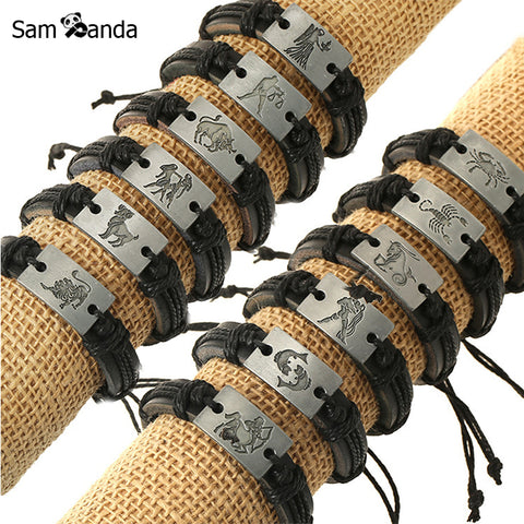 ZODIAC Leather Bracelets