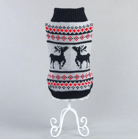 Warm Knitwear Christmas Cat Sweater