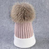 Winter wool knitted hat