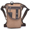 Men Canvas Waist Drop Leg Bag