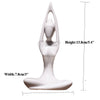 Art Ceramic Yoga Lady Statue