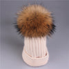 Winter wool knitted hat