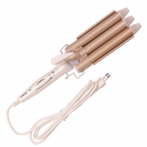 Hair Curling Iron Ceramic Triple Barrel